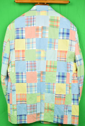 Brooks Brothers Patch Pastel Madras Sport Coat Sz: 48R (DEADSTOCK) (SOLD)