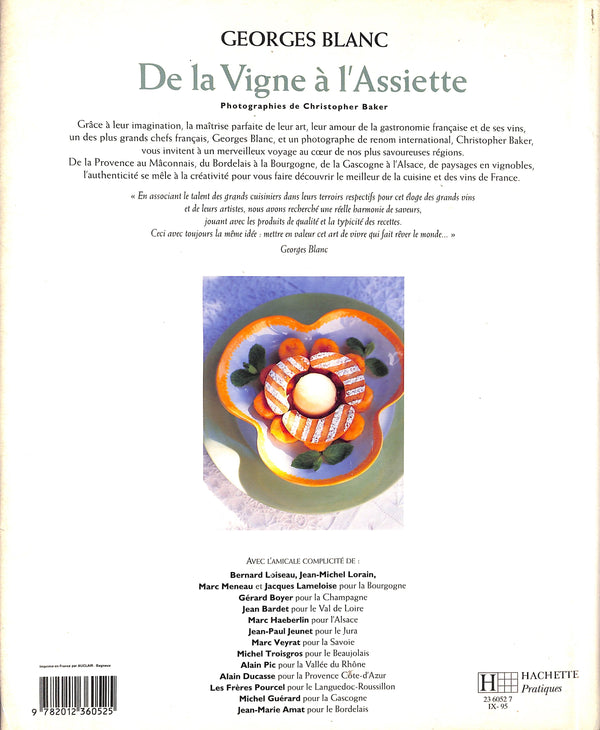 De La Vigne A l'Assiette: Voyage Au Coeur De La France Des Saveurs