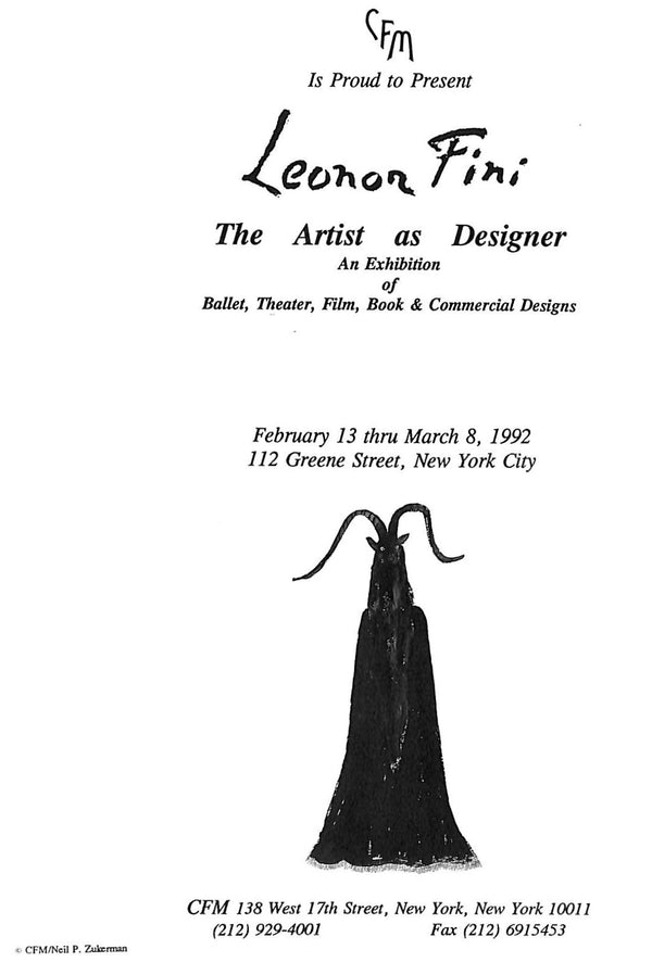 Leonor Fini: The Artist As Designer