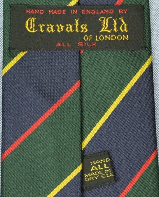 Privates Ltd of London Argyle & Sutherland Repp Stripe Silk Tie