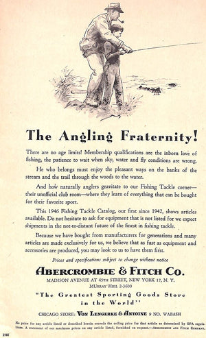"Abercrombie & Fitch 1946 Angling Catalog"