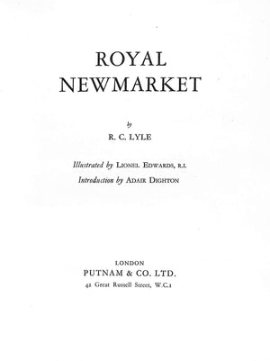 "Royal Newmarket" 1935 LYLE, R.C.