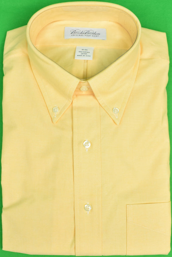 Brooks Brothers Yellow OCBD Shirt