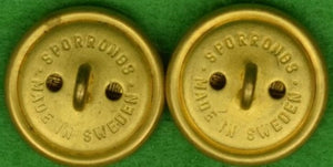 "Pair Of "21" Club New York Iron Gate Brass Blazer Buttons" (SOLD)