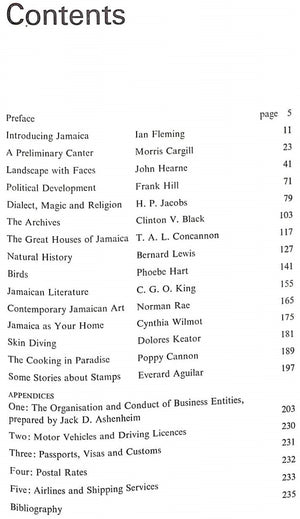 "Ian Fleming Introduces Jamaica" 1965 CARGILL, Morris [edited by]