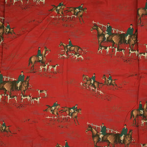 "Polo by Ralph Lauren Red Fox-Hunt Cotton Robe" Sz: M (SOLD)