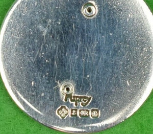 "Asprey Sterling X'd Polo Mallets Keychain" (SOLD)