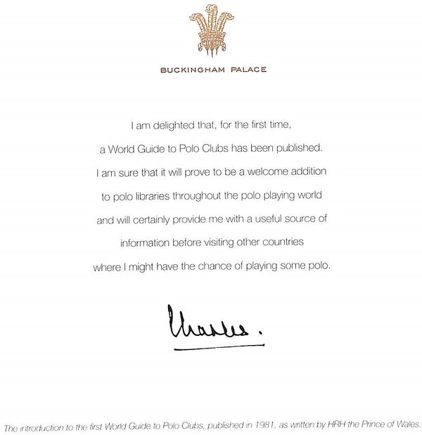 "World Guide To Polo Clubs" 1981