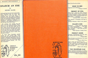 "Snatch An Eye: A Caper for Peter Chambers" KANE, Henry