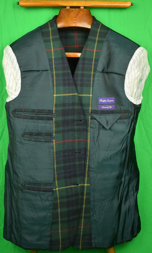 "Ralph Lauren Purple Label Hunting Stewart Tartan Plaid Sport Jacket" Sz: 42R (SOLD)