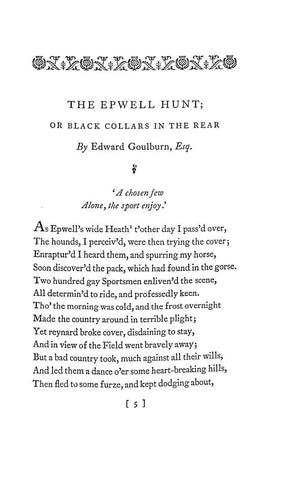 "Hell For Leather! The Epwell Hunt The Melton Hunt Howell Wood" 1929 [Goulburn, Edward, et al]