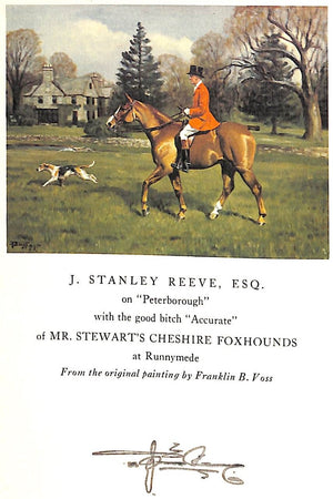 "A Foxhunter's Journal" REEVE, J. Stanley