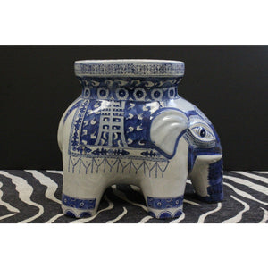Porcelain Chinoiserie Elephant
