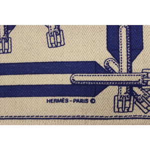 Pair of Hermes Cotton Twill Surcingle Table Mats