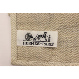 Pair of Hermes Cotton Twill Surcingle Table Mats