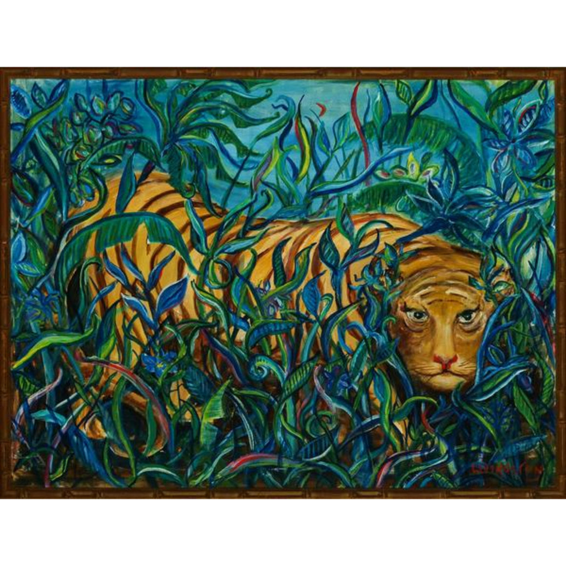 "Jungle Tiger" O/C (SOLD)