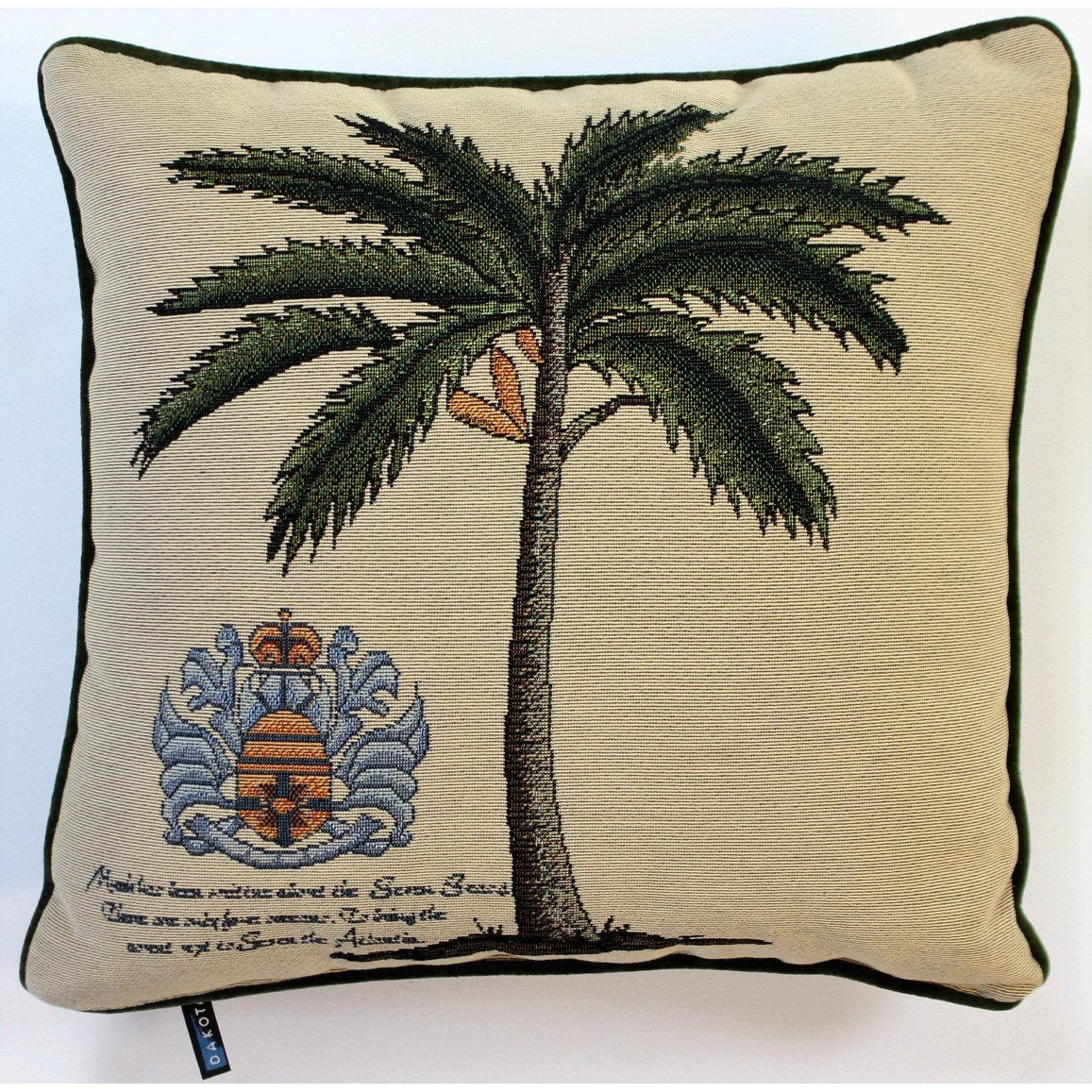 Twill Palm Tree Pillow