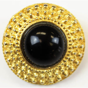 Pair of Onyx & Gold Buttons