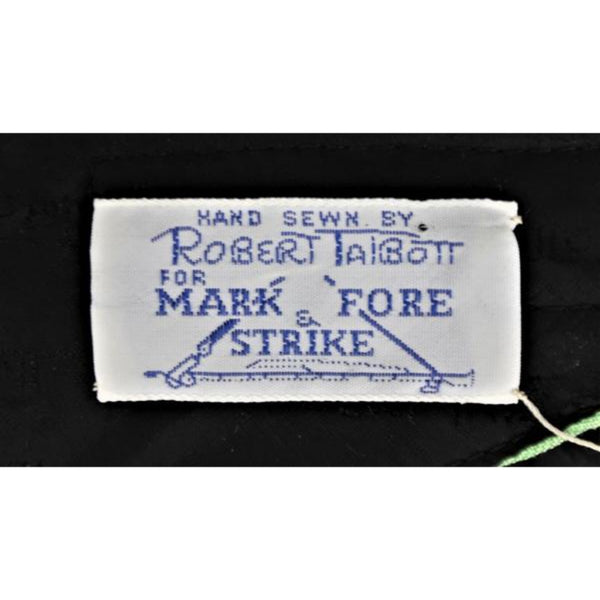 "Robert Talbott x Mark Fore & Strike Faux Lime Cravat 'Bib' w/ Velcro