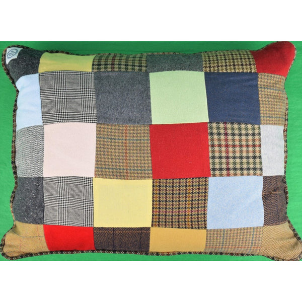 Coussin Patchwork En Tweed - The Andover Shop - Personnalisé Et Unique, Fait Main