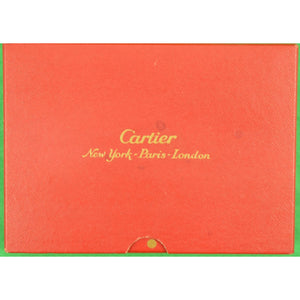Cartier Twin Sealed Deck of Playing Cards w/ US Revenue Stamps in Box
