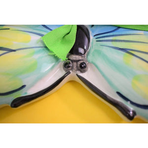 Ceramic Hand-Painted Tropical Butterfly
