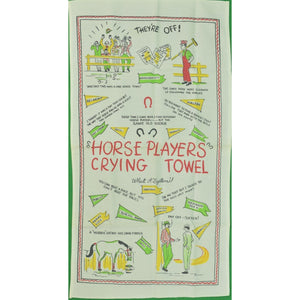 Horse Players Crying Towel