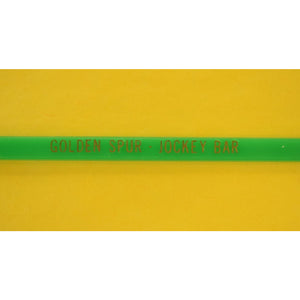 Set of 6 Golden Spur Jockey Bar Green Swizzle Sticks