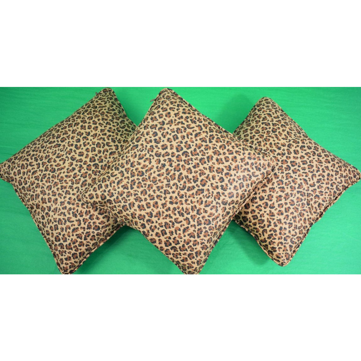 Set of 3 Leopard Print Pillows