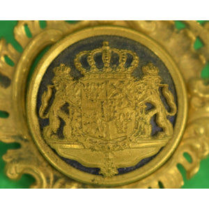 Royal Coat of Arms Brass Pin