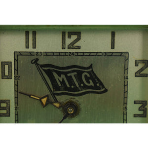 MTG Yachting Art Deco Alarm Swivel Clock