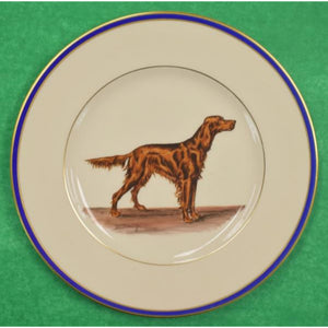 Set Of (12) Cyril Gorainoff Hand-Painted Plates w/ (6) Pair Of Sporting Dog Breeds"