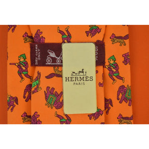 Hermes of Paris Huntsman Safari Tie New w/ Tag!