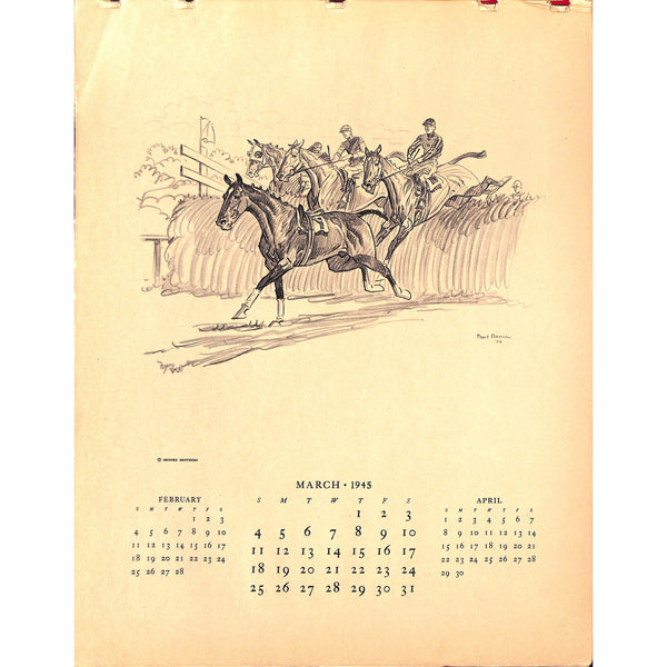 Paul Brown Ltd Edition Calendar 1945 for Brooks Brothers