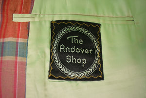 "The Andover Shop Pastel Madras Plaid Jacket" Sz: 42L (SOLD)