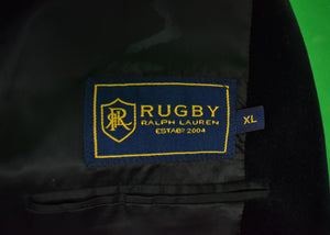 "Rugby Ralph Lauren Black Velvet Dinner/ Smoking Jacket" Sz: XL/ 46R (SOLD)
