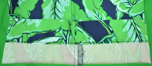 Vineyard Vines Jungle Navy/ Green Palm Leaf Print Brushed Cotton Trouser Sz 40W/32L