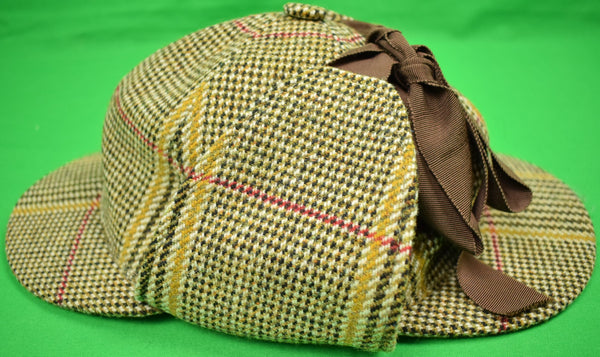 Lock & Co Russell Plaid 'Deerstalker' Hat Sz 7-3/8