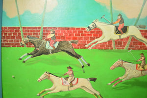 Palm Beach Polo Match Acrylic Painting by 'Gordon' (SOLD)