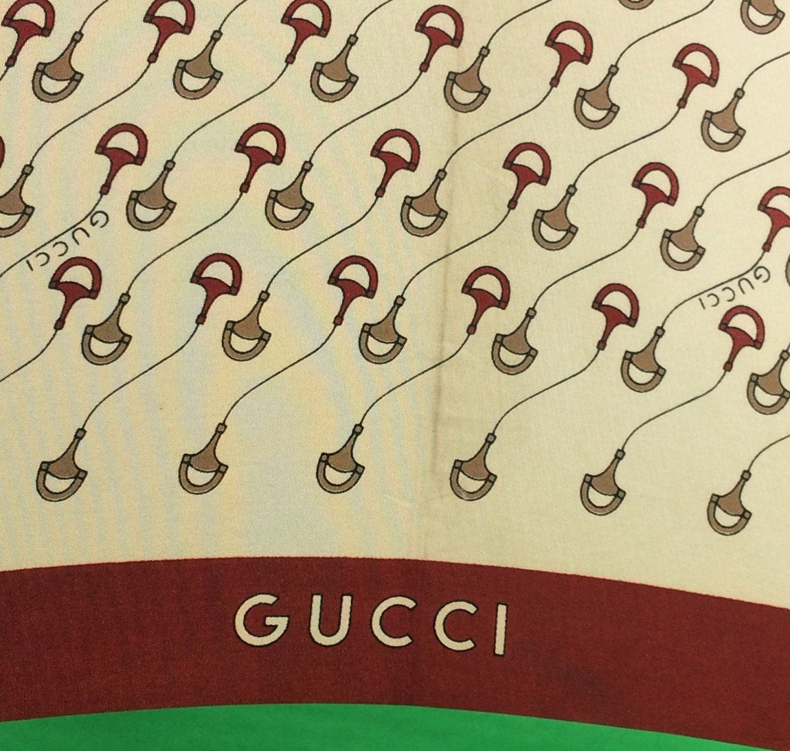 "Gucci c1970s Umbrella w/ Malacca Cane Handle"