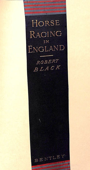 Horse-Racing in France (1886) and Horse-Racing in England (1893) in Custom Navy Leather Bindings, Robert Black, M. A.