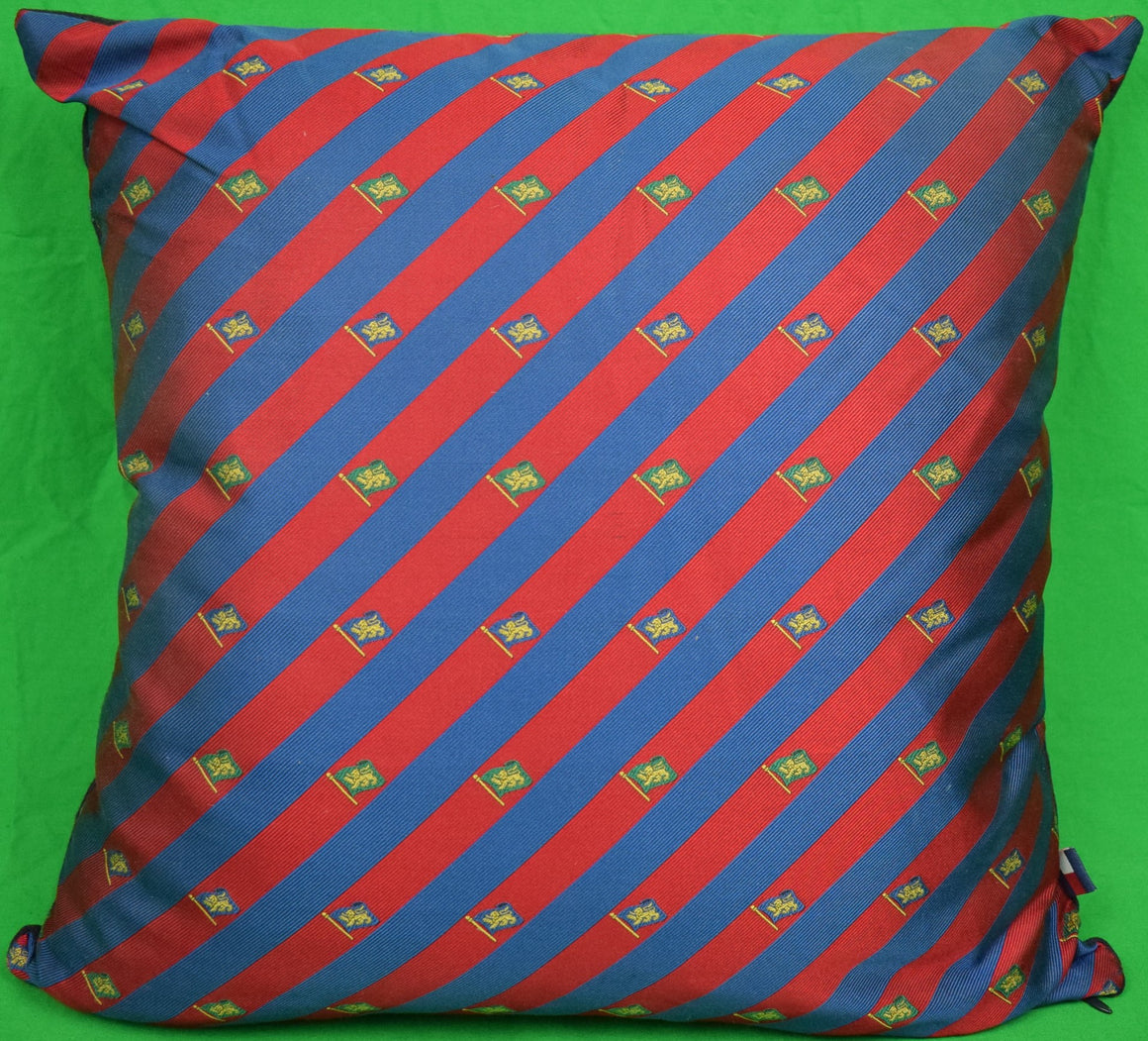 "Tommy Hilfiger Repp Stripe Flag Pillow"