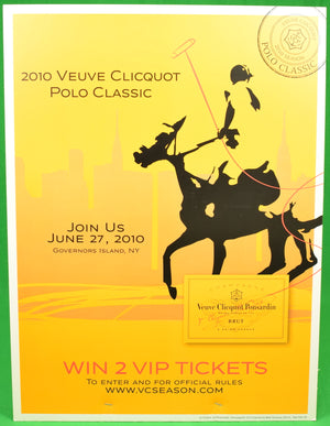 "Veuve Clicquot 2010 Polo Classic Sign" (SOLD)