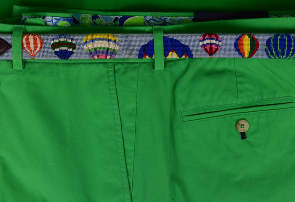 Hand-Needlepoint Hot Air Balloon Belt