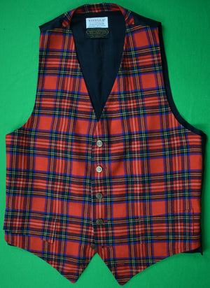 "Viyella x Cable Car Clothiers Royal Stewart Tartan Plaid Vest" Sz 39