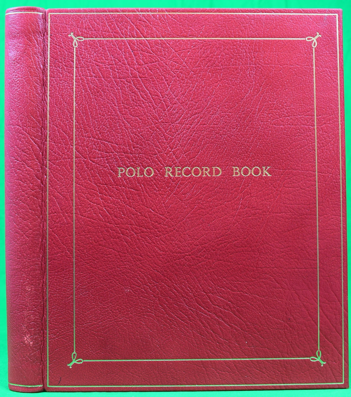 Asprey Polo Record Book