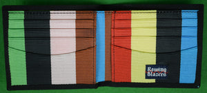"Rowing Blazers Croquet Silk Repp Stripe Wallet" (Deadstock)