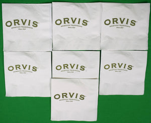 Set Of 7 Orvis Paper Cocktail Napkins