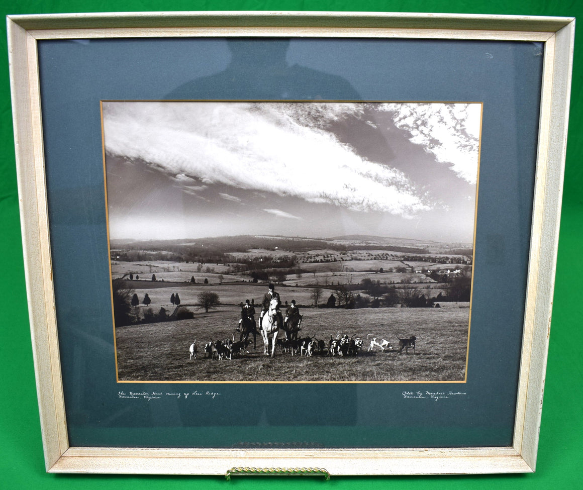 "The Warrenton Hunt Moving Up Lees Ridge Warrenton, Virginia" Framed Photo (SOLD)