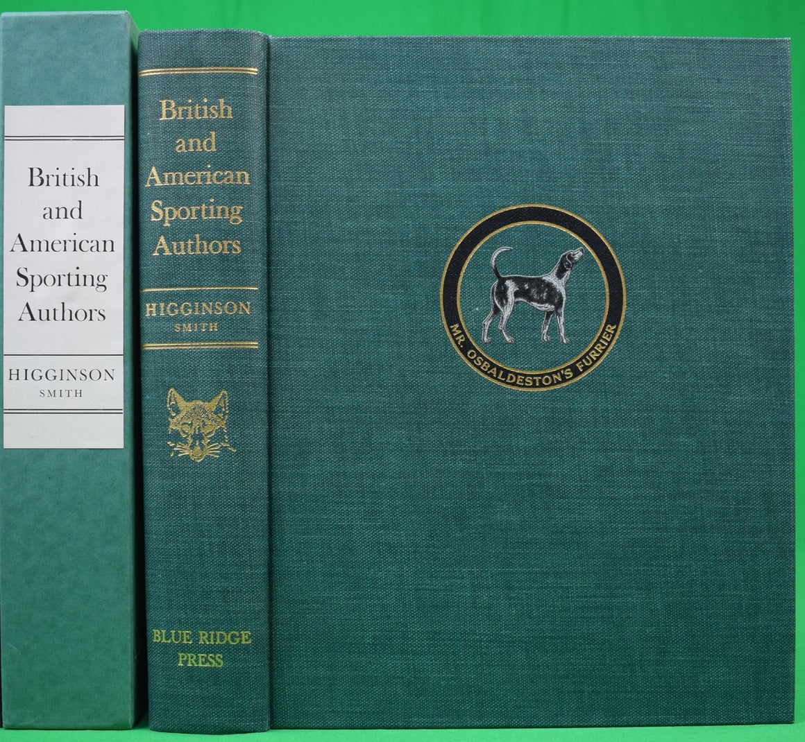 "British And American Sporting Authors" 1949 HIGGINSON, A. Henry